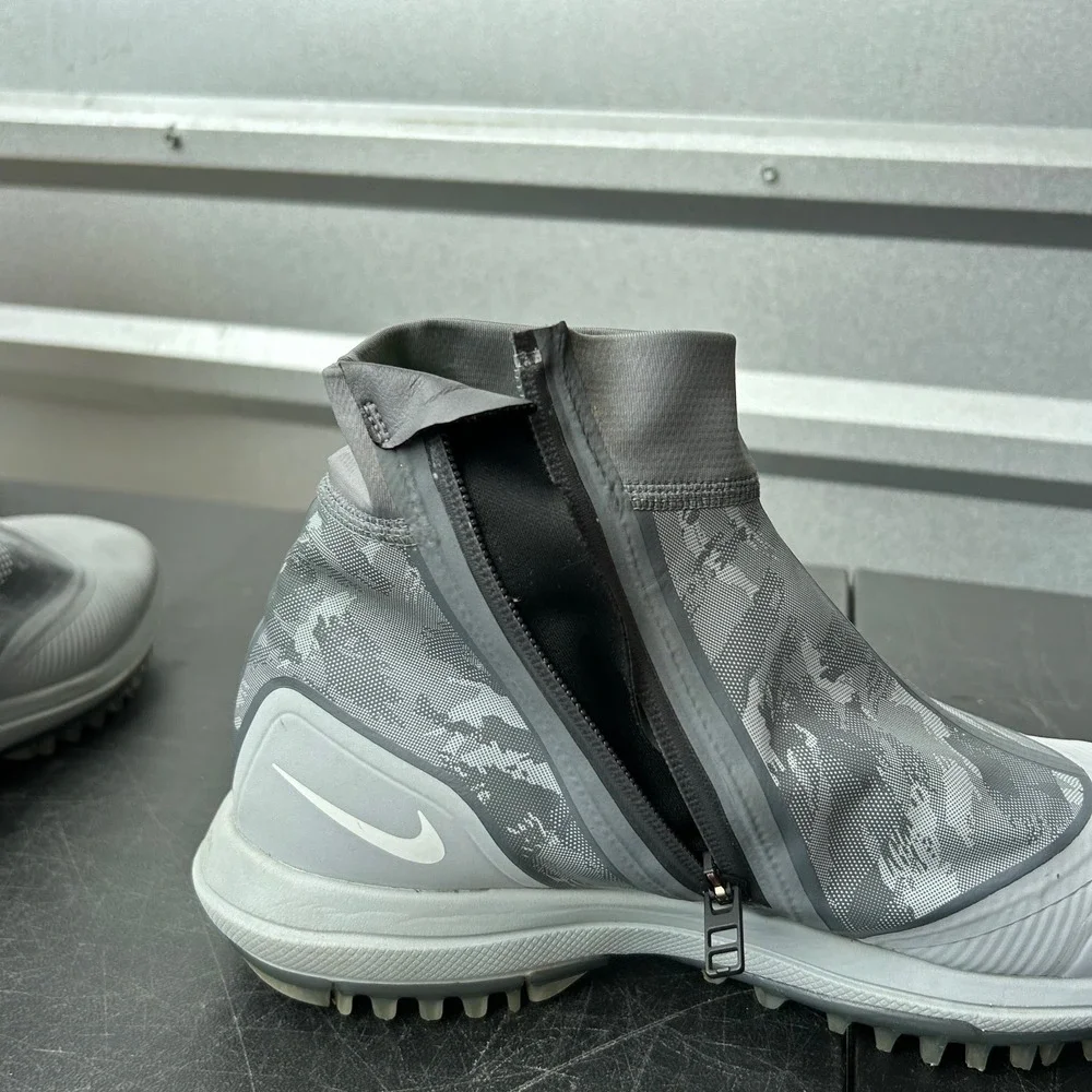 Nike Lunar Control Vapor 2 Golf Shoes Mens Grey Camo‎ Waterproof 923962-003